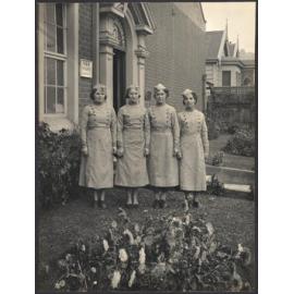 'Three Young Ladies will now Guide you through the Works'