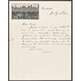 Royal Oak Hotel letterhead