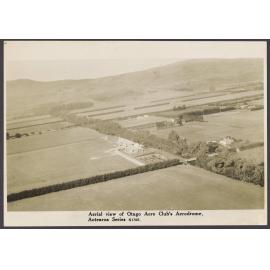 Aerial view of Otago Aero Club's Aerodrome