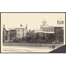 Dunedin Hospital buildings and garden
