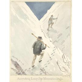 Ascending Longslip Mountain, Otago. 17 Dec 57