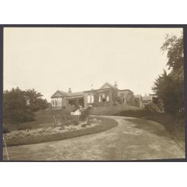 Unidentified house and garden
