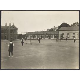 Tennis courts, Otago Girls' High School