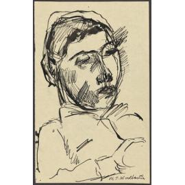 Shaded drawing of Ivan’s head