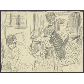 Drawing of Decimus Wells’ family