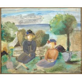 Two Women in a Landscape