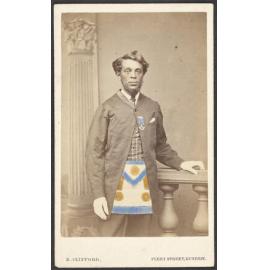 Unidentified man in masonic dress