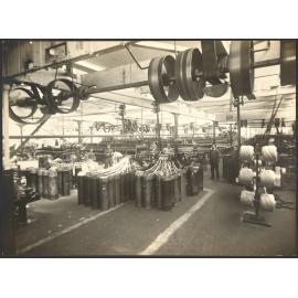 Interior view of probably a spinning room
