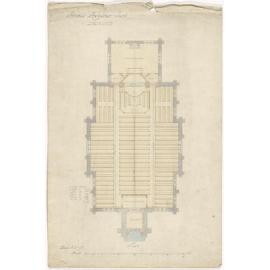 Tokomairiro Presbyterian Church, plan for church building, floor plan