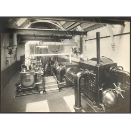 Machinery in engine room