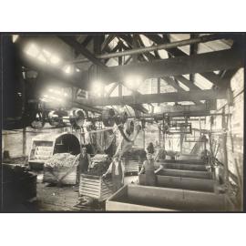 Wool carding area (?)