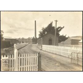 Factory buildings from entry gate