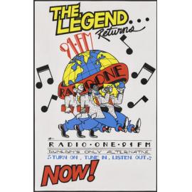 "The Legend... Returns 91FM Radio One"