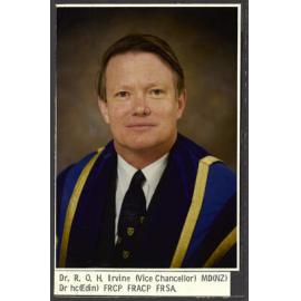 Dr R.O.H. Irvine (Vice Chancellor)