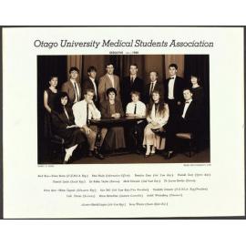 Otago University Medical Students Association Executive 1989