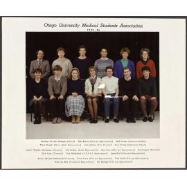 Otago University Medical Students Association Executive 1985-86