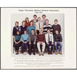 Otago University Medical Students Association Executive 1984-1985