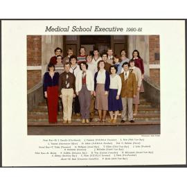 Medical School Executive 1980-81
