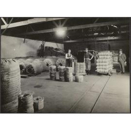Warehouse interior at Donaghy's rope and twine factory