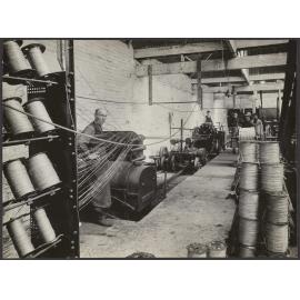 Twine manufacture at Donaghy's factory