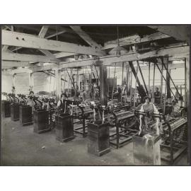 Workers and machinery inside Donaghy's factory