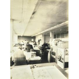 Ministry of Works architectural draughting room, State Insurance Building