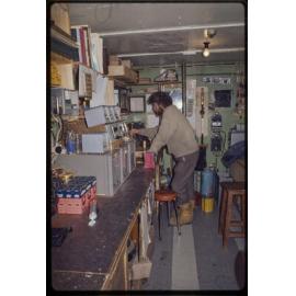 Tony Bromley in laboratory 