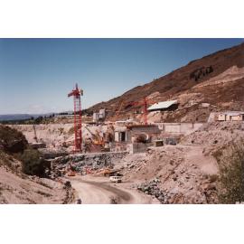 Clyde Dam construction