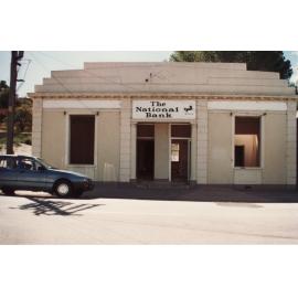 National Bank, Cromwell, under demolition