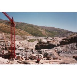 Clyde Dam construction