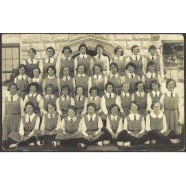Janet Frame's class at Waitaki Girls' High School