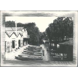 Boat Sheds, River Avon, Christchurch, N.Z.