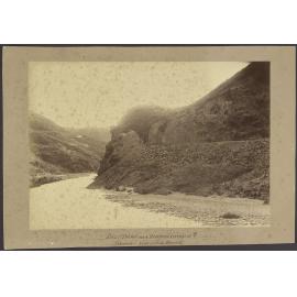 Ross' Point and Hindon Camp at 16/0 - Tunnel - Line crosses Taieri River