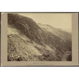 Bluffs at 23/20 to 23/50. Deep Stream Contract. Line about 300ft abover Taieri River