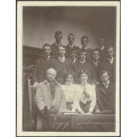 Professor D. Colquhoun with final year Medical students