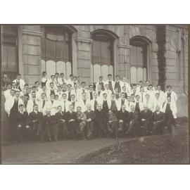 Medical students and staff