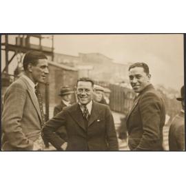 Jack Macdonald (left) with two others