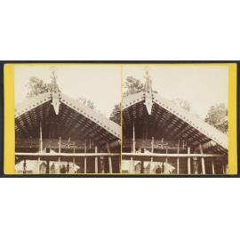 Carvings in Canoe Shed, near Cape Recherché, San Christoval [Christobal], Solomon Group