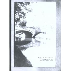Bridge of Remembrance, Christchurch, N.Z.