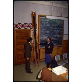Unidentified event in Māori course classroom