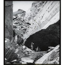 Edgar Williams and Angus Russell, Rock on McKerrow Glacier