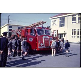 Dennis F8 fire appliance at St Edmund's School