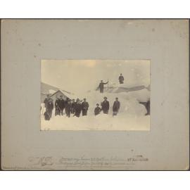 Mrs Spray's house under snow, St Bathans