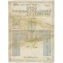 Drawing no.2, 'Temporary Lunatic Aslyum, Seacliff'