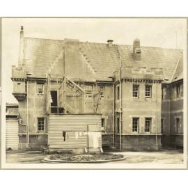 North West Elevation. Women's Airing Yard. [Seacliff Hospital]