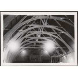 Hall roof trusses, Seacliff Hospital