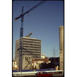 National Mutual and Public Library buildings under construction