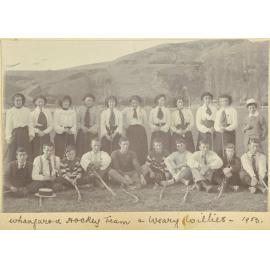 Whangaroa hockey team and Weary Willies, Akaroa