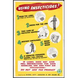 "Using insecticides?"