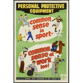 "Personal Protective Equipment common sense in sport - common sense at work too!"